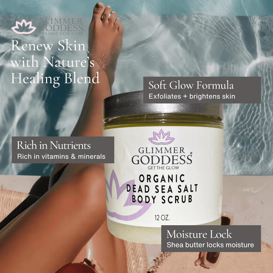Organic Body Scrub with Dead Sea Salt & Shea Butter